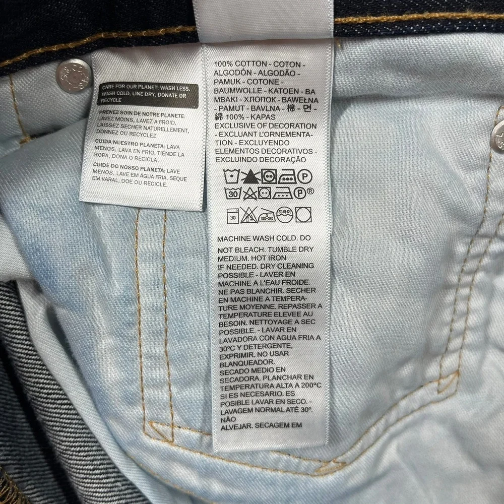 Levi's 517 Bootcut Jeans Mens 36x29 Dark Wash Indigo Western Denim Classic